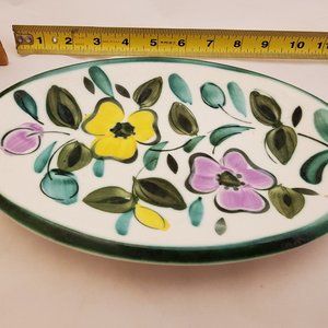 Belgian Hand Painted Decorative Dish